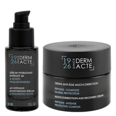 Derm Acte Moisturizing + Age Recovery ZESTAW Intensywne serum nawilżające 30 ml + Odmładzający krem peptydowy 50 ml