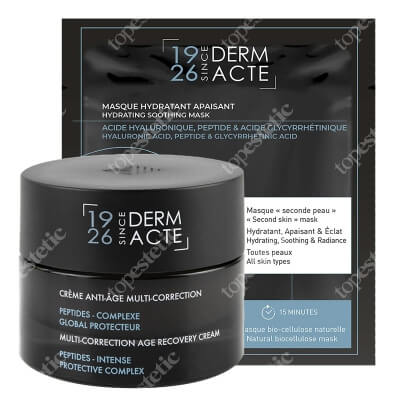 Derm Acte Peptide Super Set ZESTAW Odmładzający krem peptydowy 50 ml + Kojąca maska z peptydami 10 ml