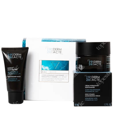 Derm Acte Water Set ZESTAW Multiwitaminowy krem nawilżający 50 ml + Maska multiwitaminowa 50 ml