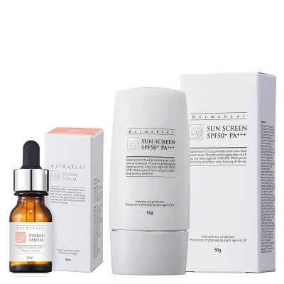 Dermaheal Favorite Set ZESTAW Serum na obrzęki pod oczami 10 ml + Krem z filtrem 50 ml
