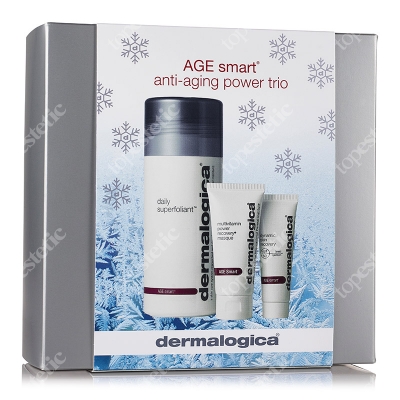 Dermalogica Age Smart Anti Aging Power Trio ZESTAW Puder 57 g + Maska 15 ml + Krem 10 ml