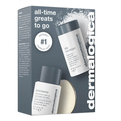 Dermalogica All-Time Greats To Go ZESTAW Enzymatyczny puder ryżowy 4 g + Lekki olejek oczyszczający 15 ml