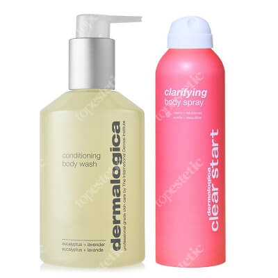 Dermalogica Body Spray + Body Wash ZESTAW Spray do ciała na stany zapalne 177 ml + Odżywczy żel do mycia i pielęgnacji ciała 295 ml