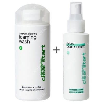 Dermalogica Clearning Set Two ZESTAW Oczyszczający i odświeżający żel do mycia twarzy dla cer młodych 177 ml + Odświeżająca mgiełka do skóry młodej, trądzikowej 118