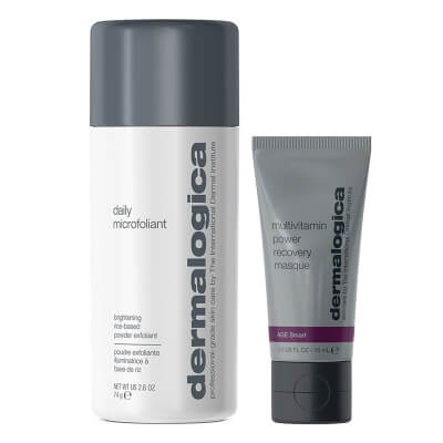 Dermalogica Daily Microfoliant + MultiVitamin Power Recovery Masque ZESTAW Enzymatyczny puder ryżowy 74 g + Maseczka o działaniu rewitalizującym i odmładzającym 15 ml