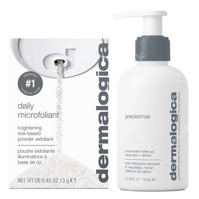 Dermalogica Daily Microfoliant + Precleanse ZESTAW Enzymatyczny puder ryżowy 13 g + Lekki olejek oczyszczający 150 ml