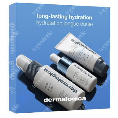 Dermalogica Long-Lasting Hydration ZESTAW Tonik 50 ml + Długotrwale nawilżające serum 10 ml + Krem odżywczy do skóry normalnej i suchej 15 ml