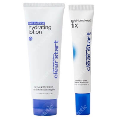 Dermalogica Post-Breakout Fix + Hydrating Lotion ZESTAW Punktowy produkt na przebarwienia pozapalne 15 ml + Lekki krem nawilżający 59 ml