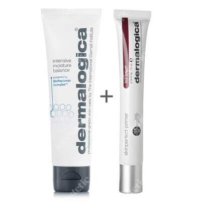 Dermalogica Skin Perfect Primer SPF 30 + Intensive Moisture Balance ZESTAW Wygładzająco wyrównujący koloryt skóry 22 ml + Wysoce odżywczy krem nawilżający do skóry suchej 50 ml