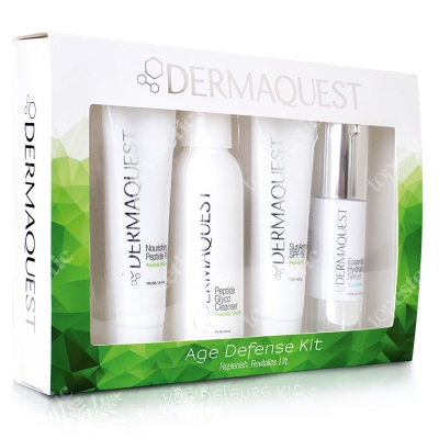 Dermaquest Age Defense Kit ZESTAW Krem 29 ml + Emulsja 59 ml + Krem 28 ml + Serum 14 ml