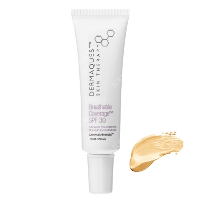 Dermaquest DermaMinerals Breathable Coverage Mineral Foundation SPF 30 Terapeutyczny podkład kryjący SPF 30 - kolor 1W 30 ml