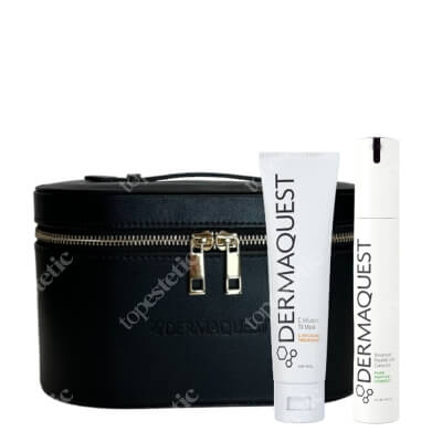 Dermaquest Luxe Lift and Brighten Christmas Collection ZESTAW Peptydowe serum ujędrniająco - wygładzające 29,3 ml + Przeciwstarzeniowa maska z kwasem alfa-liponowym [10%] 57 ml