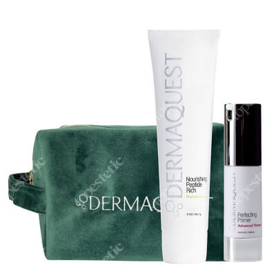 Dermaquest Perfecting Nourishing Set ZESTAW Ujędrniająco-odżywczy krem peptydowy do twarzy i szyi 57 ml + Terapeutyczno-antyoksydacyjna baza pod makijaż 15 ml