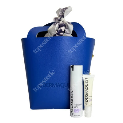 Dermaquest RetinoLove ZESTAW Kompleks retinolu, retinalu, retinoinianu retinylu 0.2% , 14,8 ml + Krem zagęszczający z retinaldehydem pod oczy 7 ml