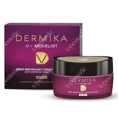 Dermika Anti Wrinkle Night Cream Krem redukujący zmarszczki 40+ na noc 50 ml