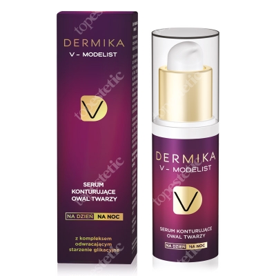 Dermika Concentrated Face Oval Modelling Serum 60+ Serum konturujące owal twarzy na dzień i noc 30 ml