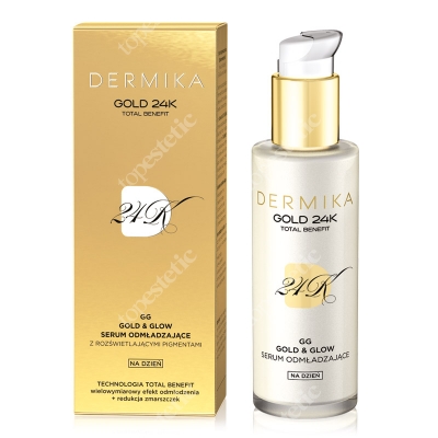 Dermika Gold & Glow Rejuvenating Serum Serum odmładzające na dzień 30 ml