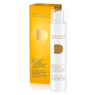 Dermika Skin Philosophy RE A.G.E. Vit. C - Cream Revitalizing Treatment With Vitamin C Krem-Kuracja witalizująca z wit. C 50 ml