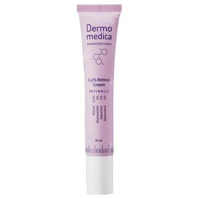 Dermomedica 0.1% Retinal Cream Krem z retinalem, bakuchiolem, niacynamidem i resweratrolem 30 ml