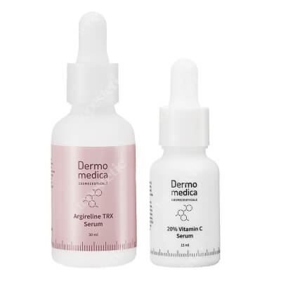 Dermomedica Argireline TRX Serum + 20% Vitamin C Serum ZESTAW Serum przeciwzmarszczkowe z argireliną 30 ml + Serum z witaminą C 20%, Argireliną® i kwasem ferulowym 15 ml