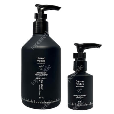 Dermomedica Ceramide AXT Hair Conditioner + Clarifying Azelaic Shampoo ZESTAW Ceramidowa odżywka do włosów 300 ml + Szampon oczyszczający 60 ml