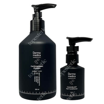 Dermomedica Clarifying Azelaic Shampoo + Ceramide AXT Hair Conditioner ZESTAW Szampon oczyszczający z kwasem azelainowym 300 ml + Ceramidowa odżywka 60 ml
