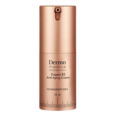 Dermomedica Copper B3 Anti-Aging Cream Luksusowy krem z peptydami miedziowymi, niacynamidem i skwalanem 15 ml