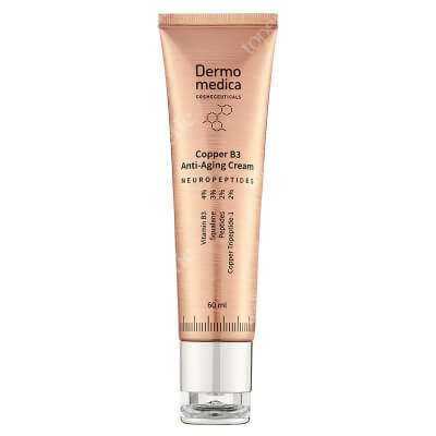 Dermomedica Copper B3 Anti-Aging Cream Luksusowy krem z peptydami miedziowymi, niacynamidem i skwalanem 60 ml