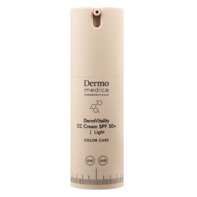 Dermomedica DermVitality CC Cream SPF 50 Koloryzujący krem korygujący SPF50 UVA/UVB (kolor Light) 30 ml