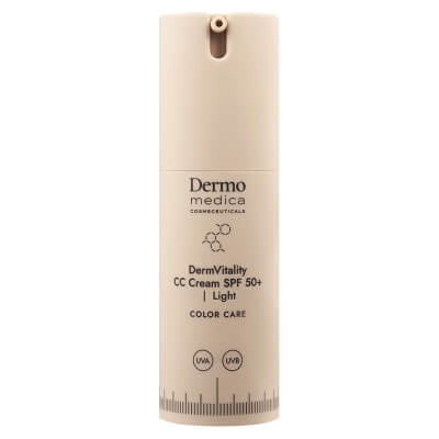 Dermomedica DermVitality CC Cream SPF 50 Koloryzujący krem korygujący SPF50 UVA/UVB (kolor Light Medium) 30 ml