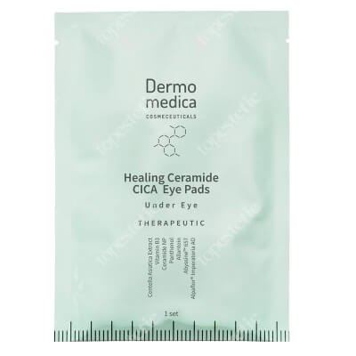 Dermomedica Healing Ceramide Cica Eye Pads Nanocelulozowe płatki pod oczy o działaniu gojącym i przeciwstarzeniowym 1 x 2 szt