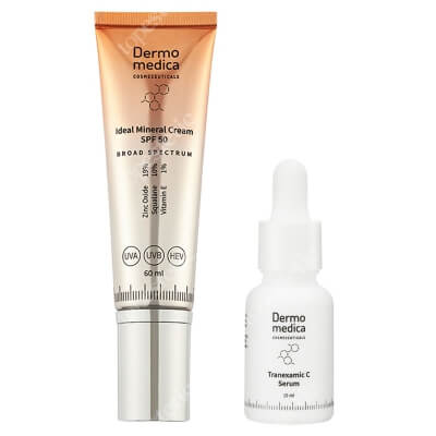 Dermomedica Ideal Set ZESTAW Idealny krem mineralny 60 ml + Serum z witaminą C 15 ml