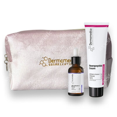 Dermomedica Pielęgnacja Przeciwstarzeniowa ZESTAW Aktywne serum z 20% witaminą C i kwasem ferulowym 30 ml + Krem z neuropeptydami 60 ml