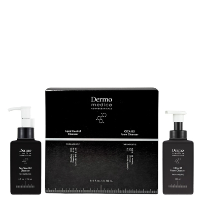 Dermomedica Lipid Control Cleanser + CICA B5 Foam Cleanser ZESTAW Olejek myjący 150 ml + Regeneracyjna pianka do mycia twarzy 150 ml