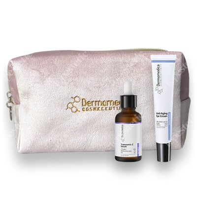 Dermomedica Pielęgnacja Skóry Suchej, Wrażliwej ZESTAW Serum depigmentacyjne i przeciwstarzeniowe 30 ml + Przeciwstarzeniowy krem wokół oczu 15 ml