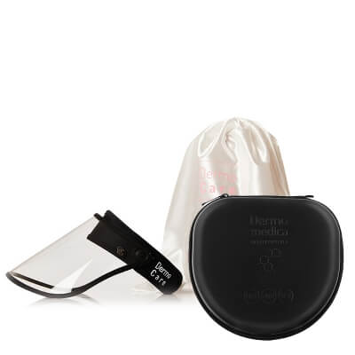 Dermomedica Youth Protector by DermoCare Transparent UPF 50+ + UV Cap ZESTAW Przyłbica - wysoki poziom fotoprotekcji 1 szt + Etui na daszek fotoprotekcyjny 1 szt