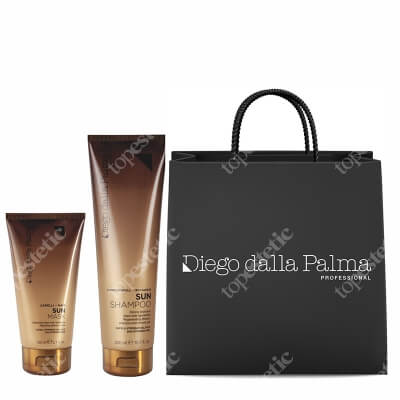 Diego Dalla Palma Aftersun Set ZESTAW Odbudowująca maska do włosów 150 ml + Regenerujący szampon do włosów i żel pod prysznic 300 ml