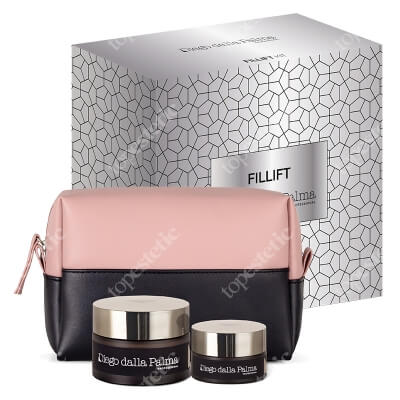 Diego dalla Palma Filllift Set ZESTAW Remodelujący krem z efektem liftingu 50 ml + Wygładzający krem na okolice oczu i ust 15 ml + Kosmetyczka
