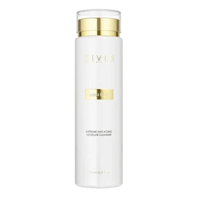 DIVES MED Hydra Royal Exclusive Revitalizing Micellar Cleanser Przeciwstarzeniowy płyn micelarny ze złotem i perłami 250 ml