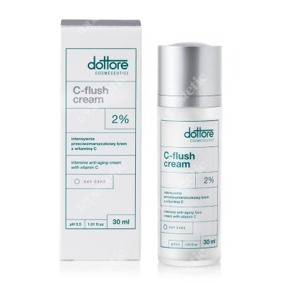 Dottore C flush Cream 2 % Intensywnie przeciwzmarszczkowy krem z witaminą C 30 ml