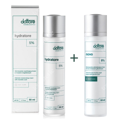 Dottore Kuracja Normalizująca ZESTAW Hydratore 50 ml + Novo 50 ml