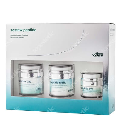 Dottore Peptide Set ZESTAW Peptydowy krem liftingujący na dzień 50 ml + Peptydowy krem liftingujący na noc 50 ml + Peptydowy krem liftingujący pod oczy 15 ml