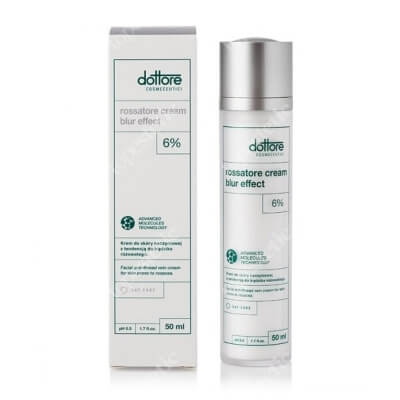 Dottore Rossatore Cream Blur Effect Krem do skóry naczyniowej z tendencją do trądzika różowatego 50 ml