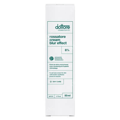 Dottore Rossatore Cream Blur Effect Krem do skóry naczyniowej z tendencją do trądziku różowatego 50 ml