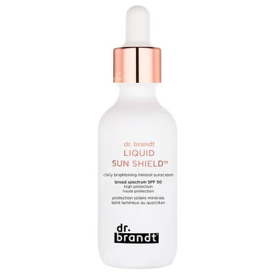 Dr Brandt Liquid Sun Shield SPF 50 Rozjaśniający mineralny filtr przeciwsłoneczny 50 ml