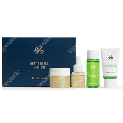 Dr Ceuracle Best Sellers Mini Kit ZESTAW Ampułka 5 ml + Krem 5 ml + Tonik 19 ml + Pianka 10 ml