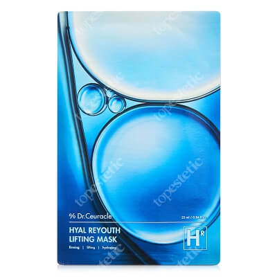 Dr Ceuracle Hyal Reyouth Lifting Mask Głęboko nawilżająca maseczka w płachcie na bazie kwasu hialuronowego i witaminy B5, 30 ml / 1szt.