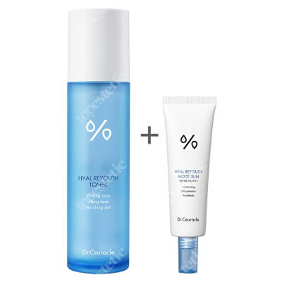 Dr Ceuracle Hyal Reyouth Toner + Hyal Reyouth Moist Sun ZESTAW Silnie nawilżający tonik 120 ml + Krem ochronny SPF 50 PA ++++ 50 ml