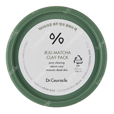 Dr Ceuracle Jeju Matcha Clay Pack Maska typu “wash-off” na bazie glinki i ekstraktu z zielonej herbaty 115 g