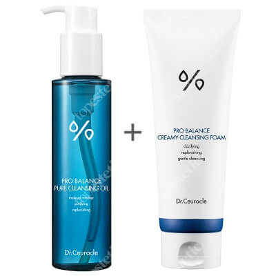 Dr Ceuracle Pro Balance Cleansing Duo Collection ZESTAW Olejek myjący 155 ml + Kremowa pianka 150 g